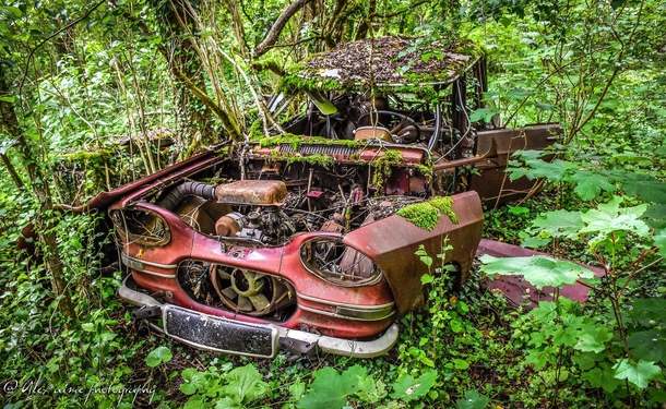 Abandoned car  France 