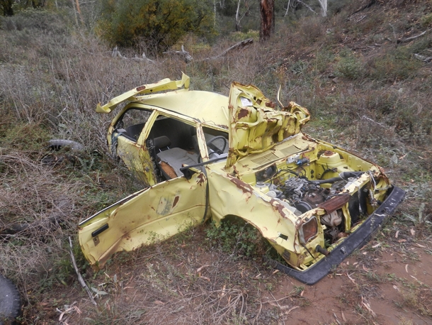 Abandoned car I found whilst hiking NSW Australia
