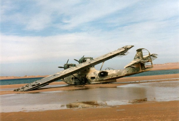 Abandoned Catalina seaplane  years between the sea and the desert 