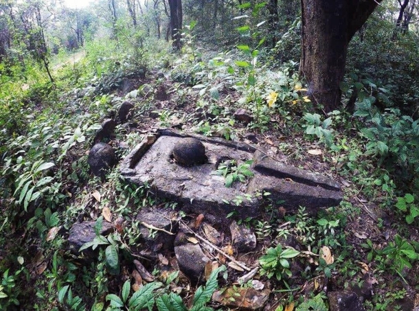 Abandoned Centuries old Shiv Lingam at Mhadei wildlife sanctuary India