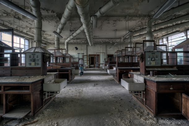Abandoned chemistry lab  by Klaus Greipel