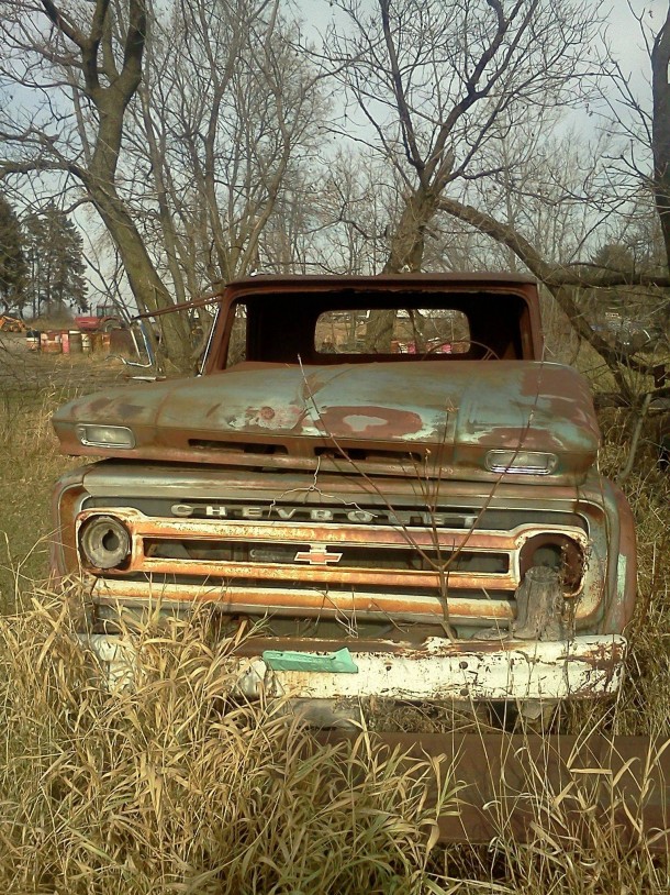 Abandoned Chevy in rural MN 