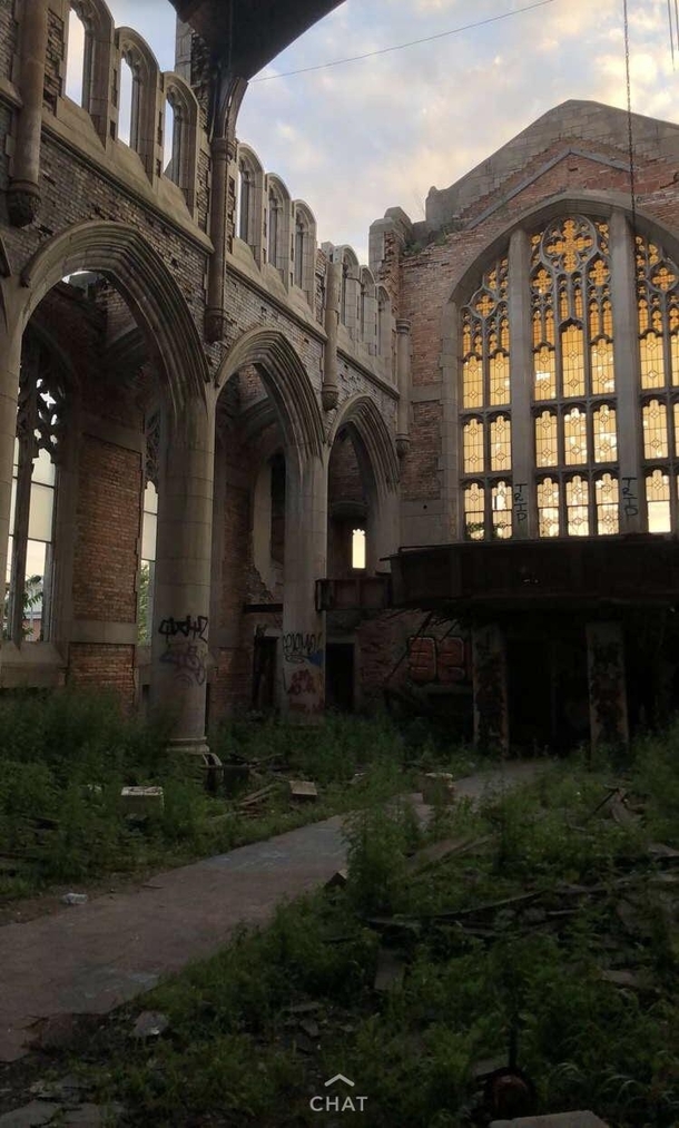 abandoned church Gary Indiana