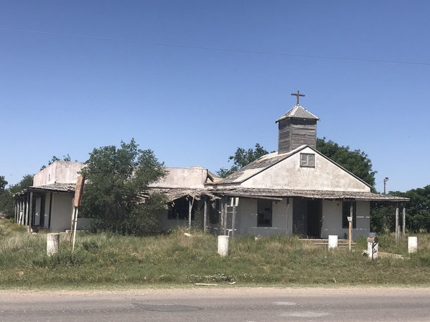 Abandoned church I saw on a road trip