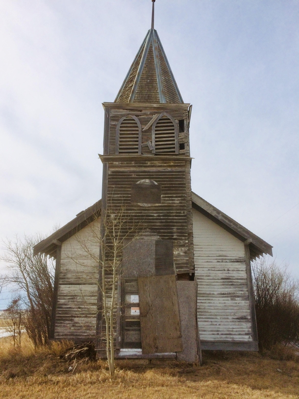 Abandoned Church in Alberta Canada