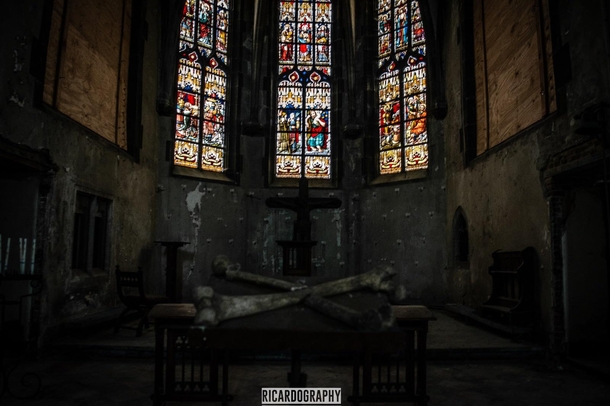 Abandoned church in Belgium OC