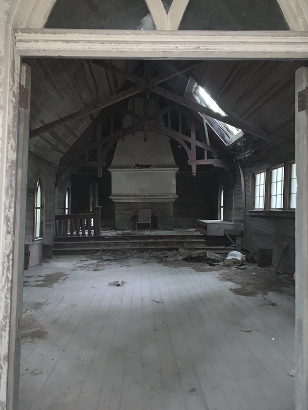 Abandoned church left to rot
