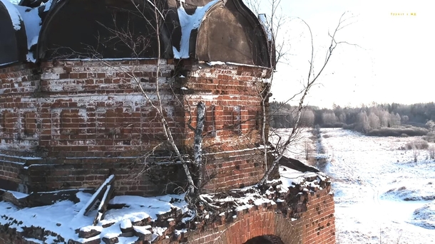 Abandoned Church Russia Vladimir region Built - by the parishioners and the money of the Moscow merchant Lepeshkina