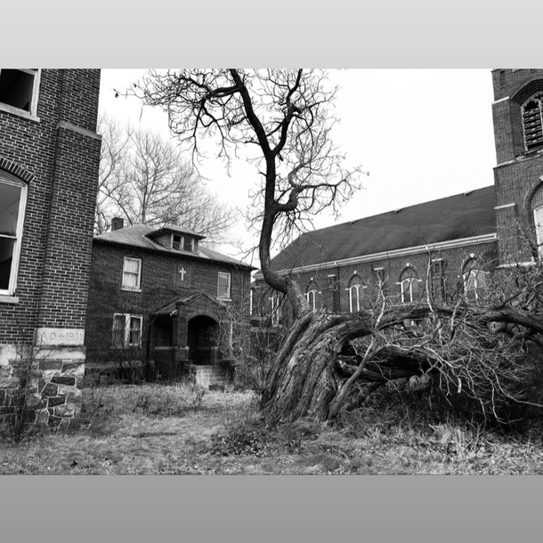 Abandoned church school and nunnery