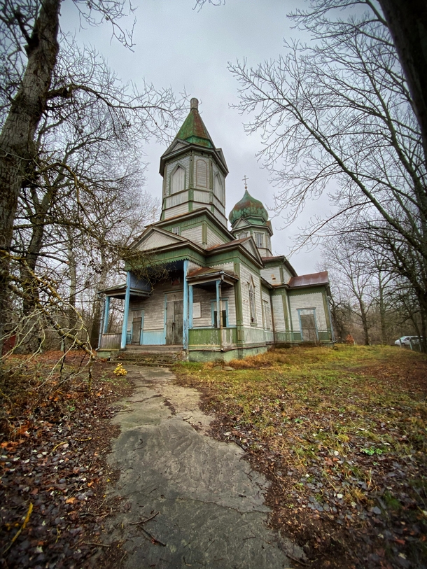 Abandoned Church which provided the inspiration for the church featured in the All Ghillied Up mission in Call of Duty  Modern Warfare Chernobyl Exclusion Zone Ukraine 