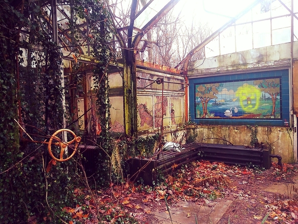 Abandoned Coca Cola Mansion Greenhouse
