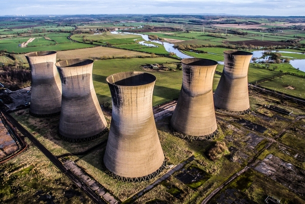 Abandoned Cooling Towers in Derbyshire UK by DesertSurfer 