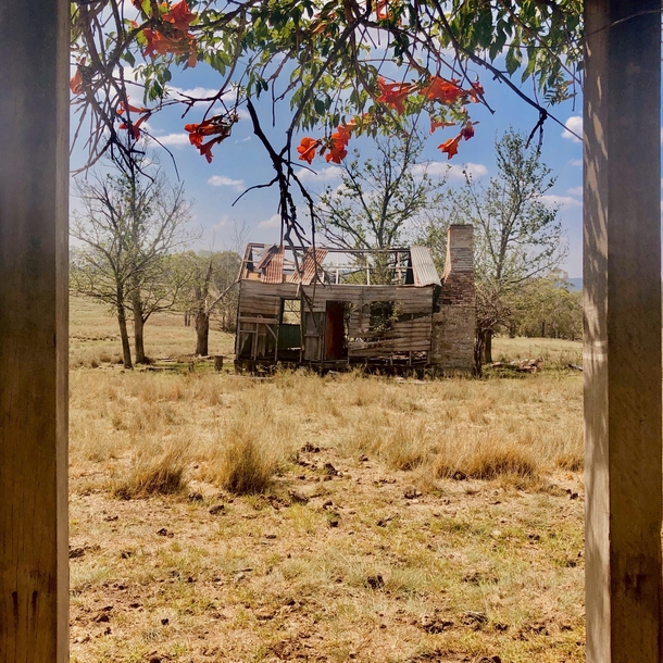 Abandoned cottage out in the sticks in Australia 