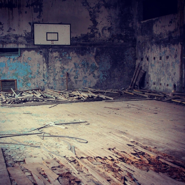 Abandoned Court Pripyat From my visit to Chernobyl exclusion zone