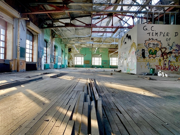 Abandoned dance studio