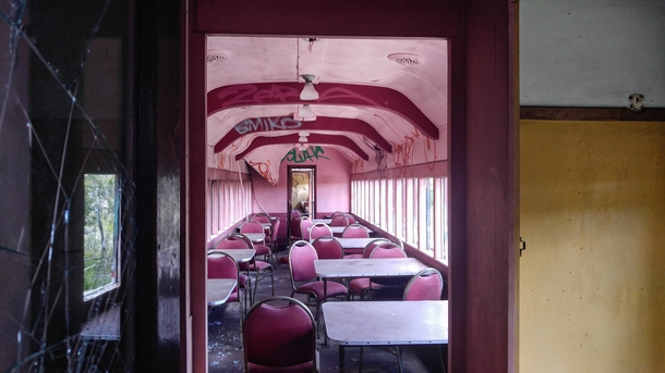 Abandoned Dining Car - Zig Zag Railway NSW Australia 