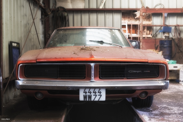 Abandoned Dodge Charger  by Delpro-Photographie