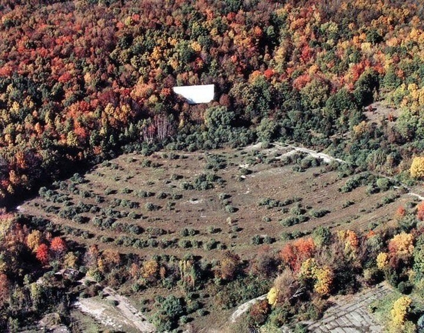 Abandoned drive-in theater