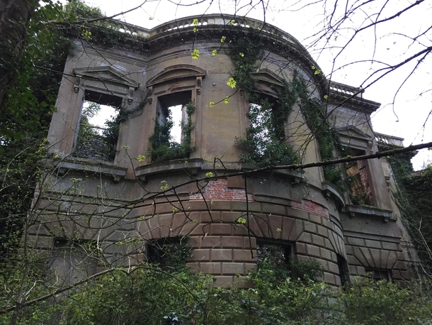 Abandoned estate in Wales