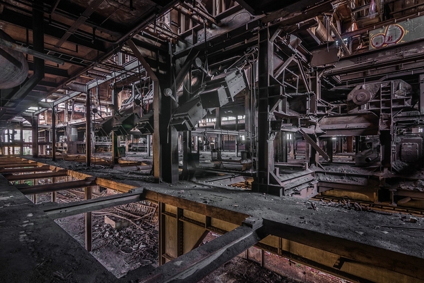 Abandoned factory  by kiekmal