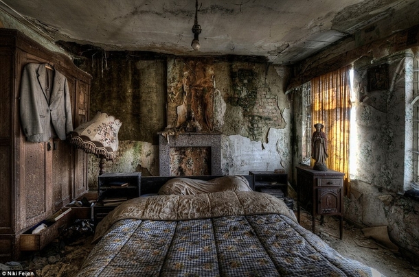 Abandoned Farm House Master Bedroom 