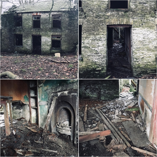 Abandoned farmhouse in Wales