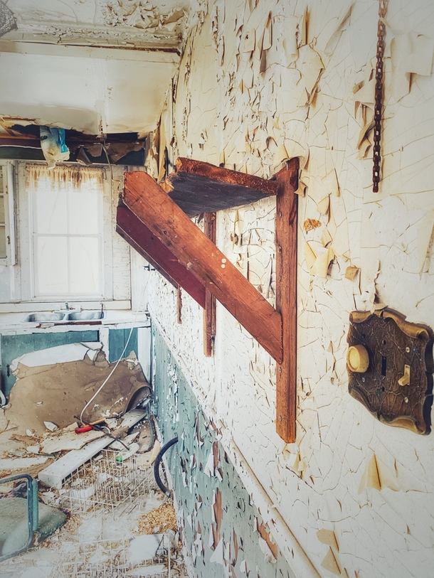 Abandoned farmhouse kitchen Ontario Canada