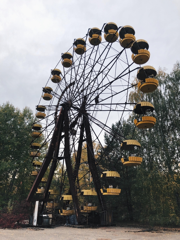 Abandoned ferris wheel - Pripyat Ukraine Opened  - Closed 