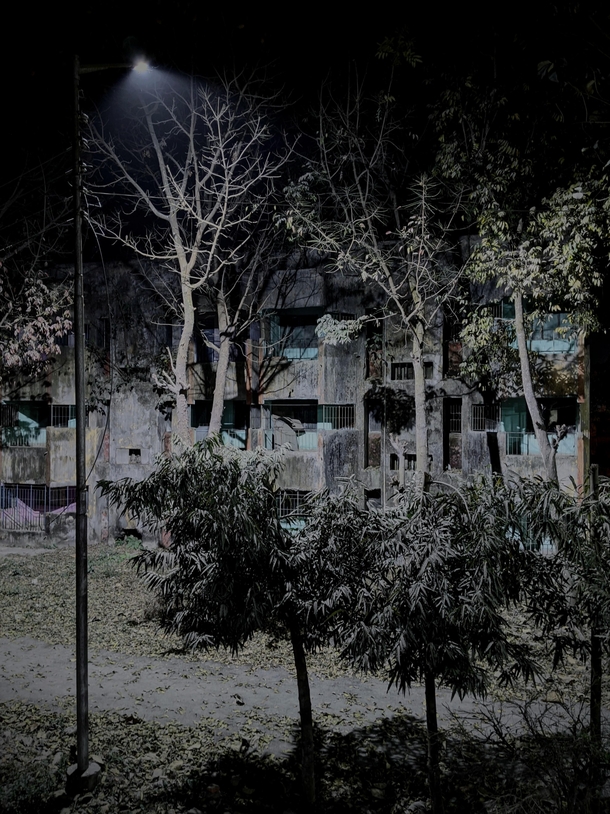Abandoned Field Hostel Farakka India
