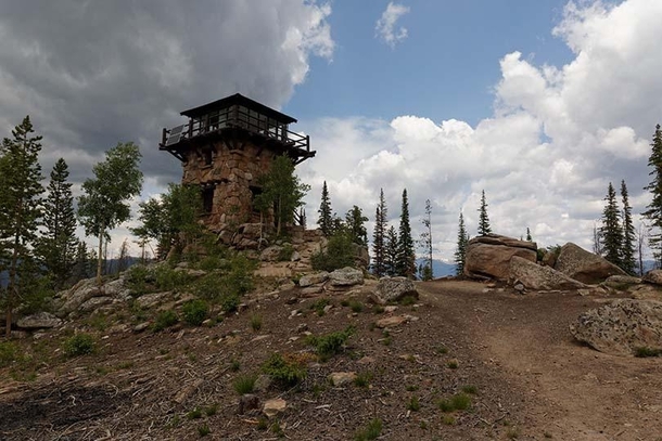 Abandoned Fire Lookout Shadow Mountain CO