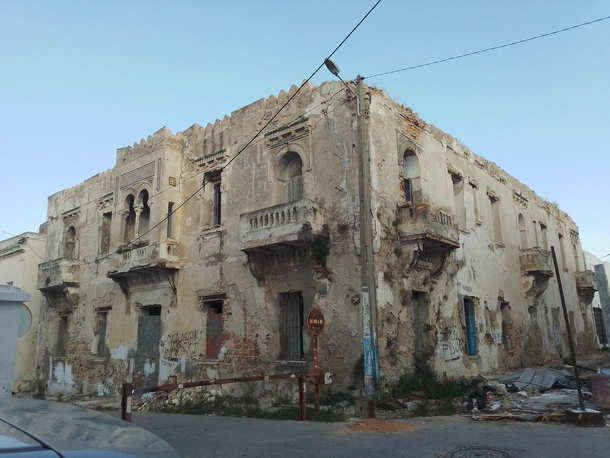 Abandoned French-Tunisian house in la Marsa Tunisia