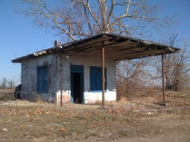 Abandoned Fuel Station off a highway in Missouri   x 