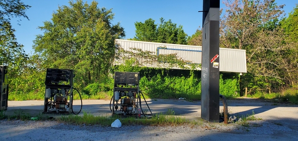 Abandoned gas station in tennessee