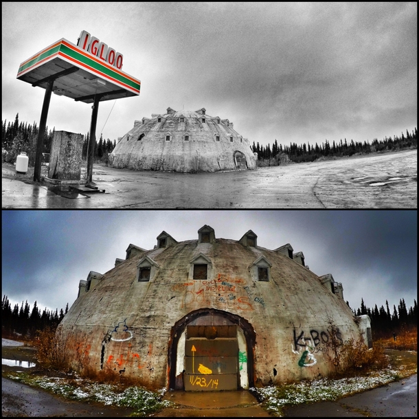 Abandoned Gas Station - Interior Alaska  Denali Highway