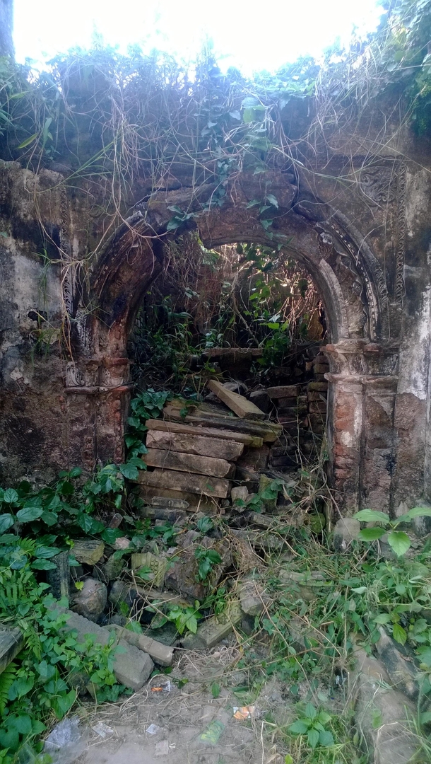 Abandoned gate of a old palace in Murshidabad India