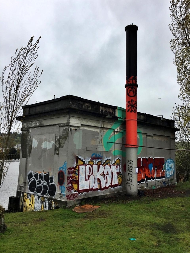 Abandoned Georgetown Pump Station aka Anarchy Point Seattle WA