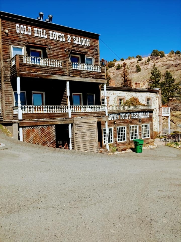 Abandoned Gold Mine Restaurant Hotel amp Saloon in Gold Hill Nevada