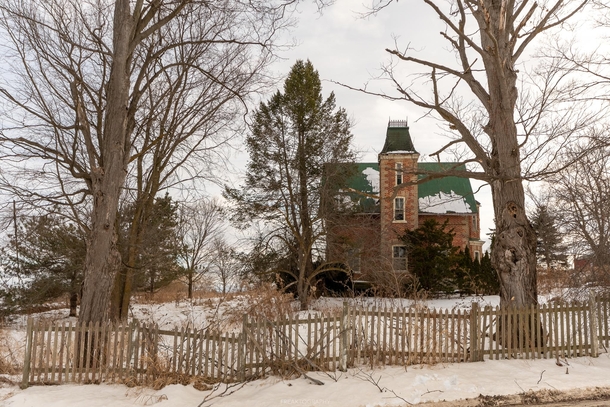 Abandoned Gothic Revival Farm House