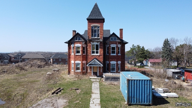 Abandoned Gothic Revival House Built in  in Ontario Canada 