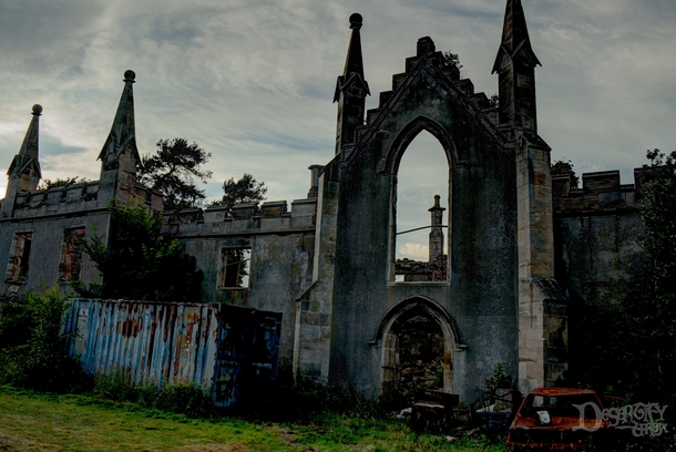 Abandoned Gothicized s Mansion House in Scotland x OC