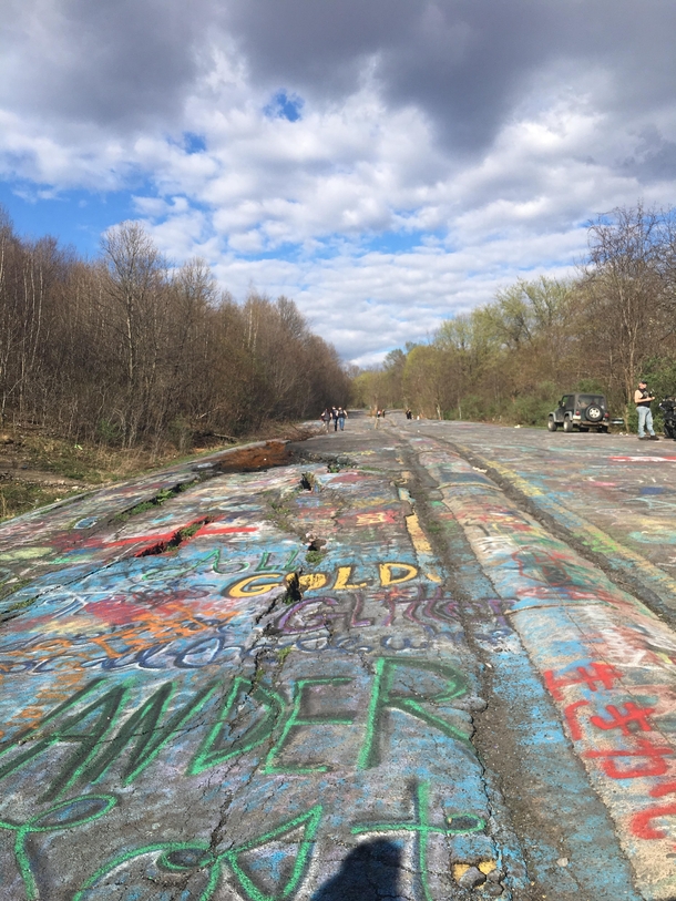 Abandoned Graffiti Highway Centralia PA