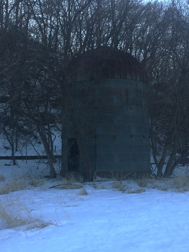 Abandoned Grain Bin in Washington County NE 