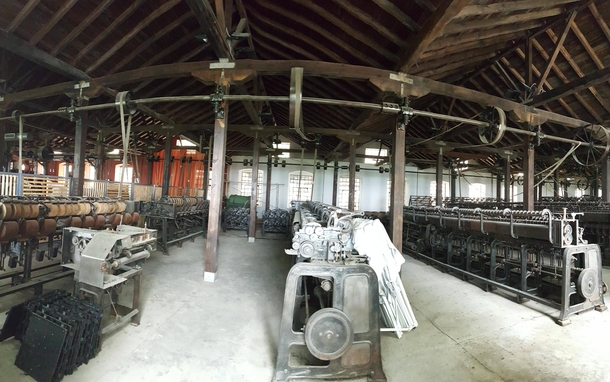 Abandoned hemp factory Edessa Greece 