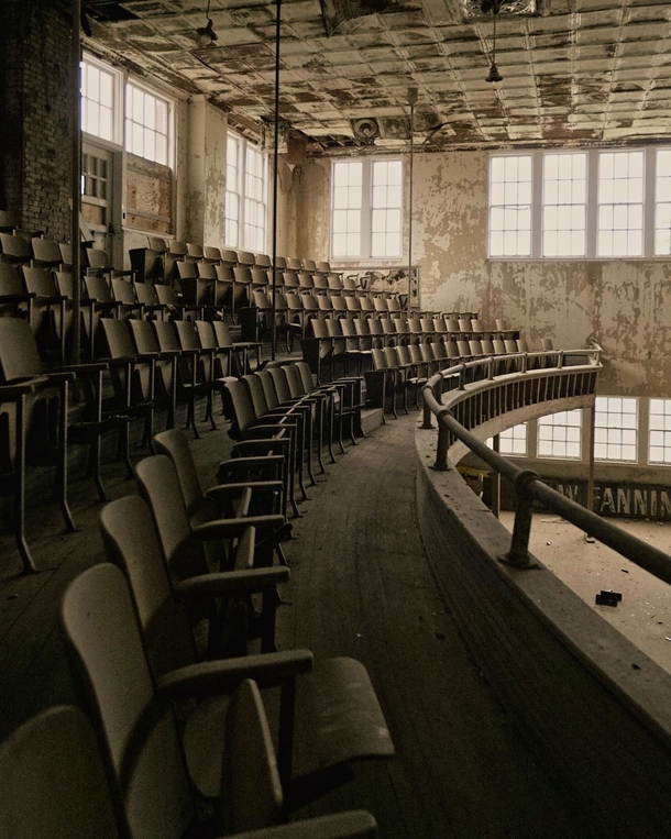 Abandoned High School Auditorium
