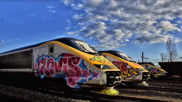 Abandoned High-Speed Trains in France video in comments