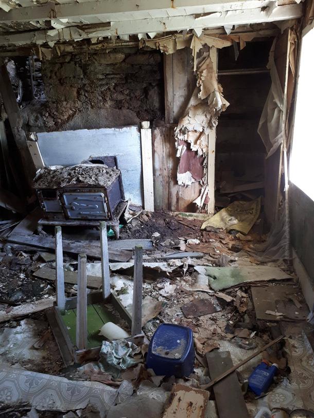 Abandoned home in Shetland