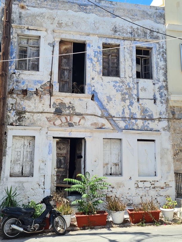 Abandoned home on Greek Island of kalymnos So much of Greece was like this