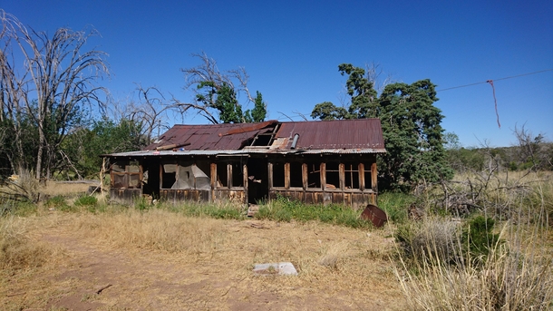 Abandoned homestead in Otero County New Mexico
