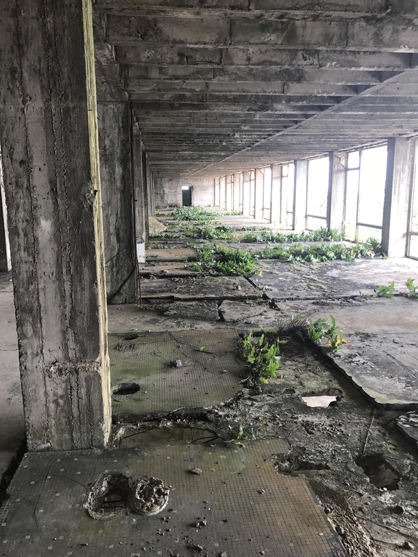 Abandoned Hotel Africa Liberia West Africa
