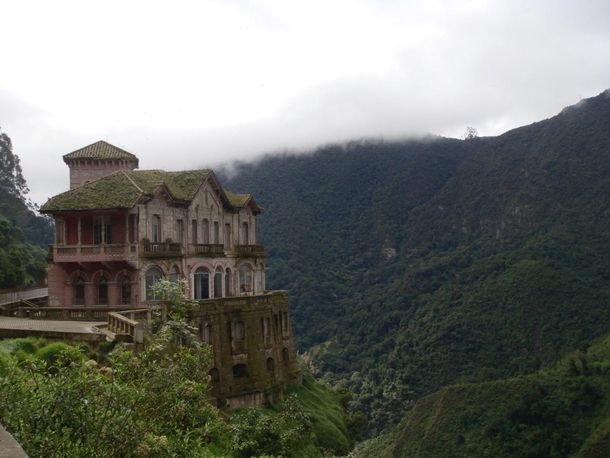 Abandoned hotel in the jungles of Columbia